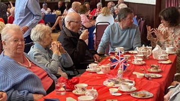 Cotswold Residents attend local cream tea for Platinum Jubilee